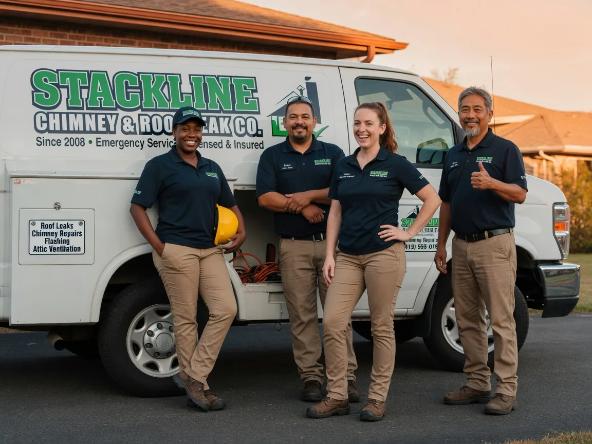Chimney flashing repair company in Breaks, VA